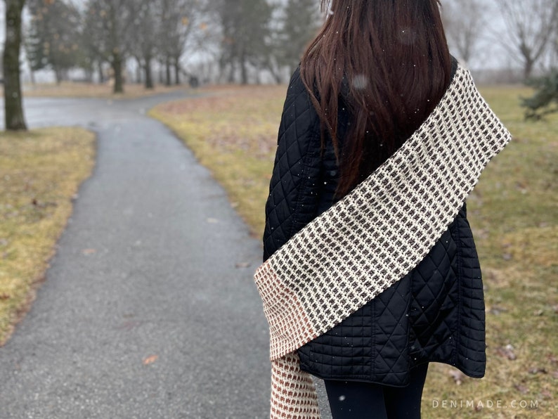 Crochet Pattern / Long Oversized Super Scarf With Twisted Fringe ...