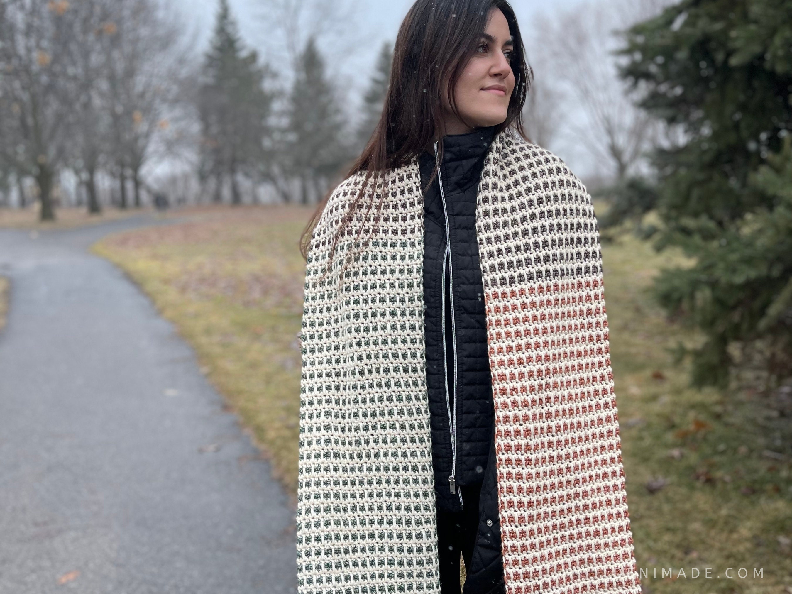 Crochet Pattern / Long Oversized Super Scarf With Twisted Fringe ...