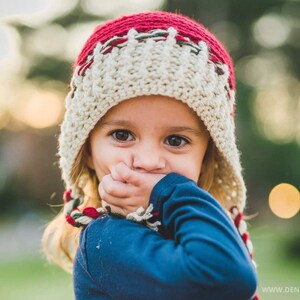 Crochet Pattern / Textured Ribbed Holiday Hat Santa Elf Pompom Child Adult Unisex / Noelle Holiday Hat Pattern PDF image 4