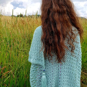 Reyna Ruana kidz Crochet Pattern Easy Over-sizes Boxy - Etsy