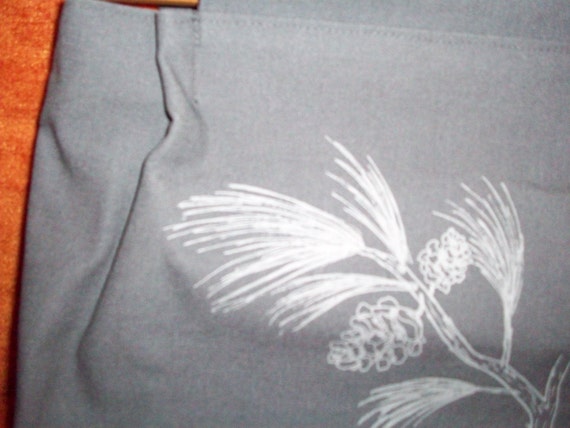 Owl in Pine Tree on Grey - image 2