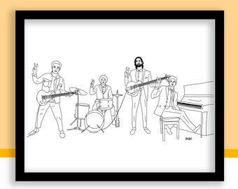 Dawes - 8x10 Band Art Print / Music Wall Decor - Physical Print