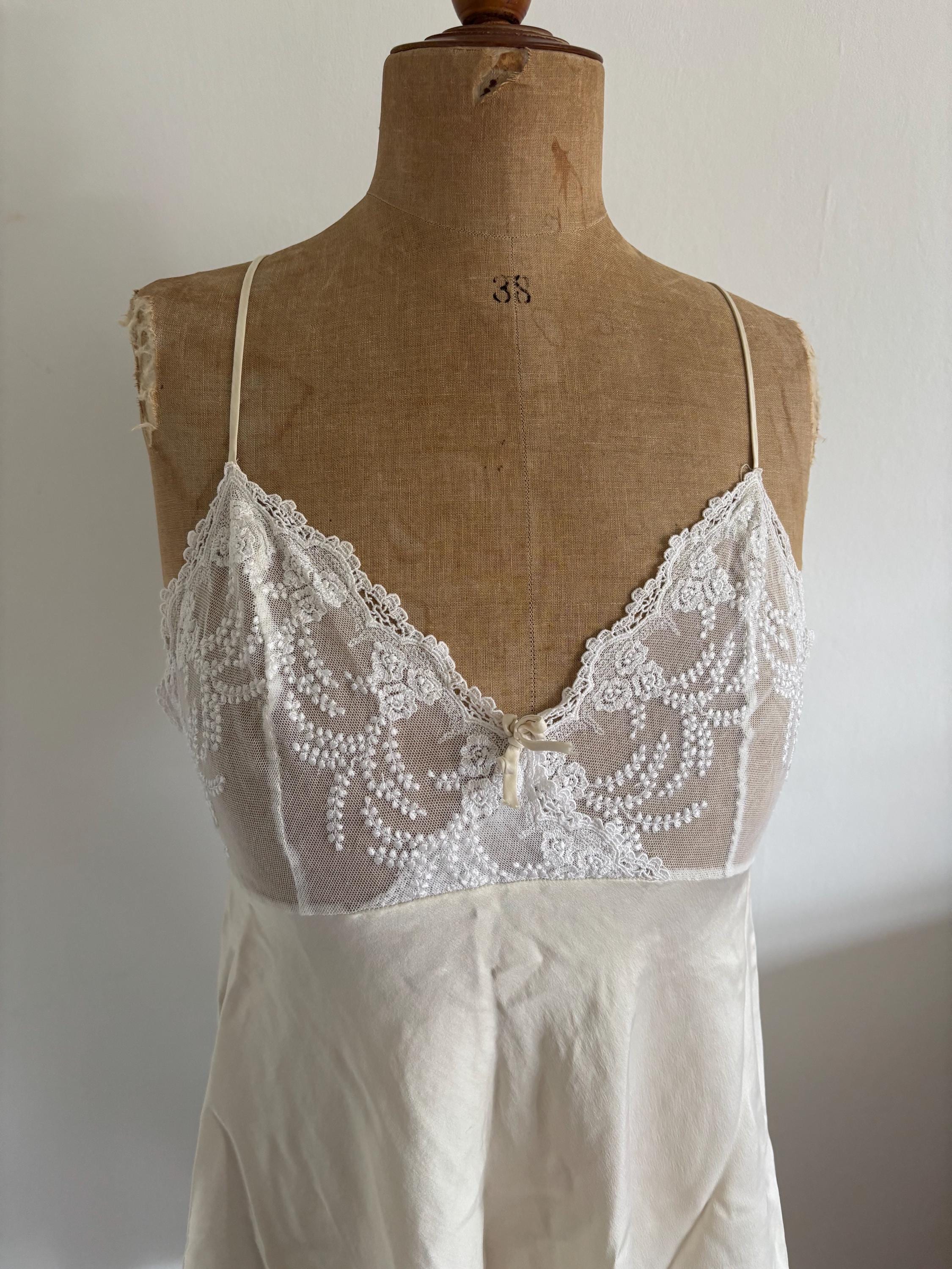 Cream Vintage Lace Dress - Etsy Ireland