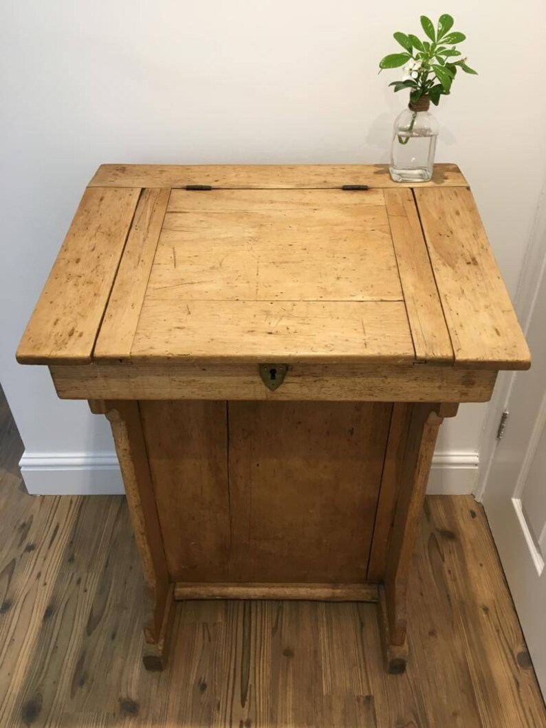 Antique Pine Desk Collection Only Or Uk Courier