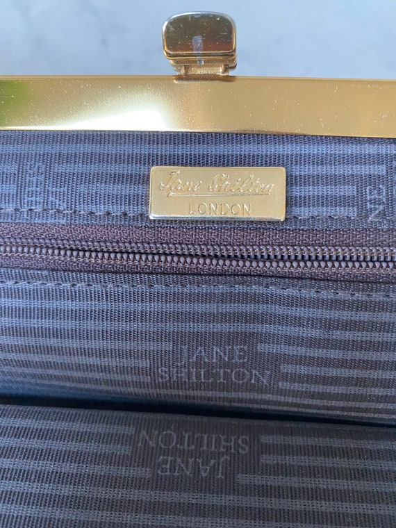 Vintage Jane Shilton Leather Handbag / Clutch Bag - Etsy