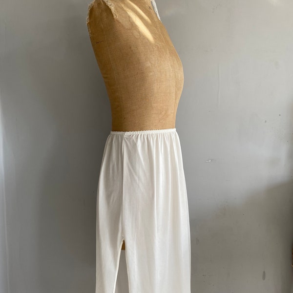 Vintage St Michael White Half Slip Petticoat Skirt