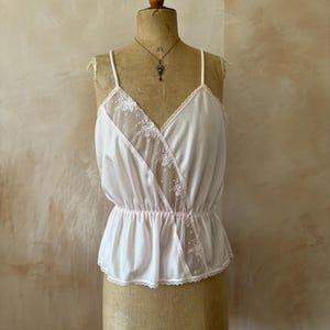 Sheer Pink Vintahe Camisole