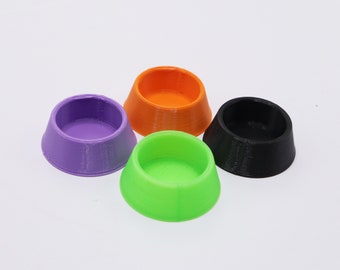 4 X Reptile Calcium Bowls | 35 X 35 X 13mm | Dish For  Leopard Geckos, Inverts and More!