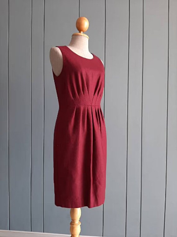 wedding guest dresses elegant Bobi DROP WAIST DRESS CHUTNEY / L main image 1