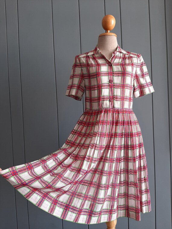90s tartan dress Size 4 Plaid Party Dress