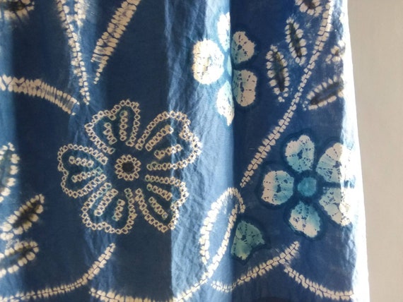 S #RetroTheory - 80s Indigo Tie Dyed Skirt - Shib… - image 4