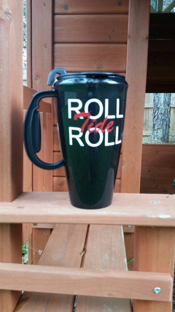 Items similar to Alabama Travel Coffee Mug, Plastic Mug With Handle and