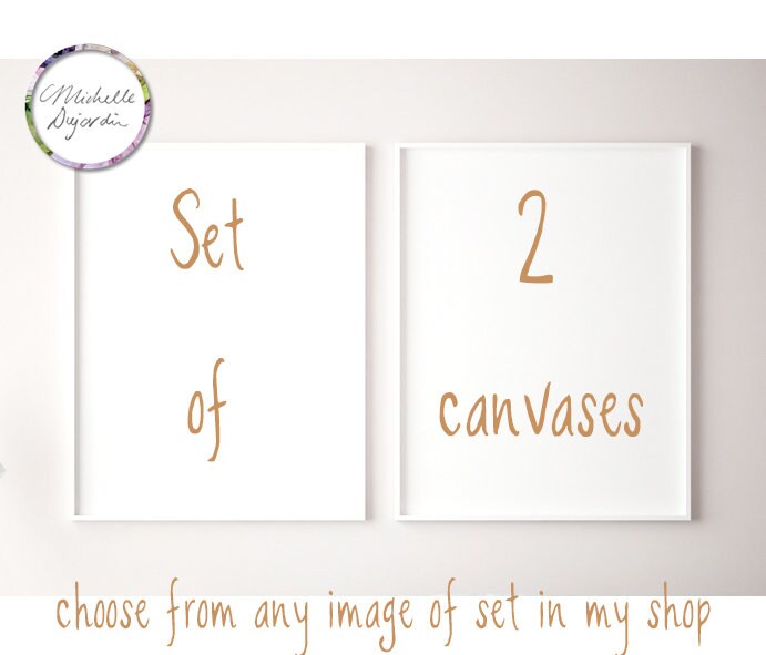Set of 2 Canvas prints custom canvas choose Any image in my | Etsy