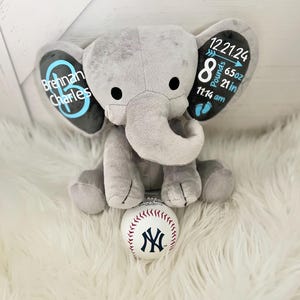 Personalized Plush Elephant