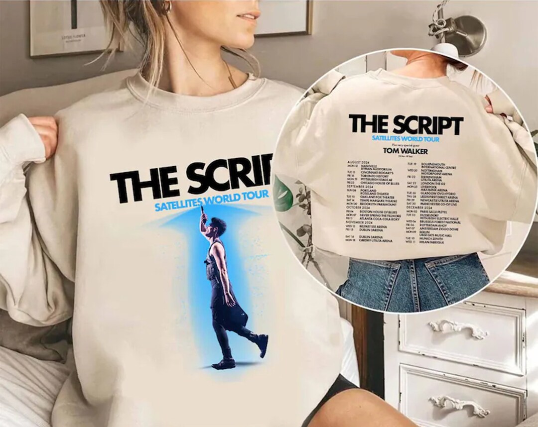 The Script Satellites World Tour 2024 Shirt, the Script Band Fan Shirt