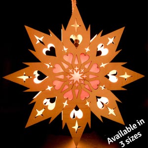 Scandinavian Welcome Light | Koselig Window Star | Nordic Hygge Christmas Decor | Winter Cozy Home