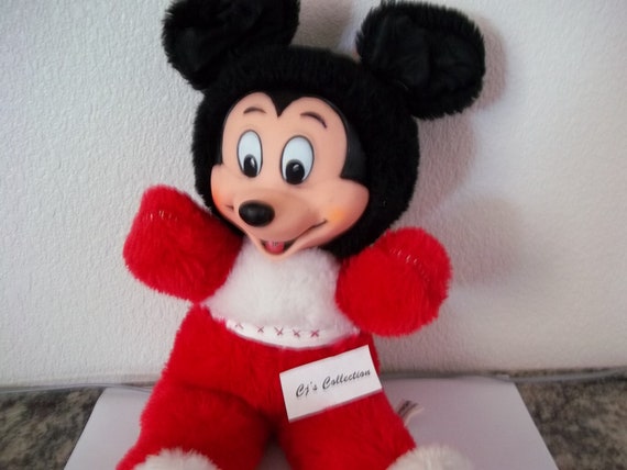 SALE Vintage Mickey Mouse Stuffed Animal RARE Disneyland Los