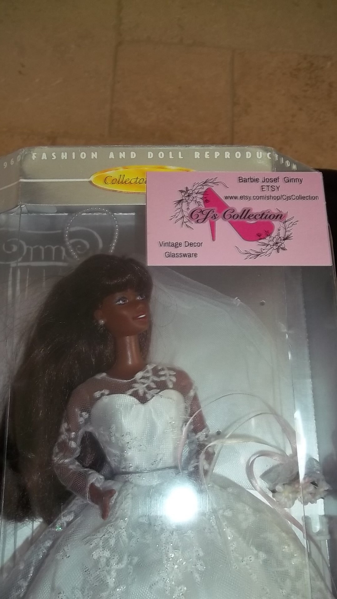 Wedding Day Barbie AA Black Hair Romantic Bride Mattel #1861