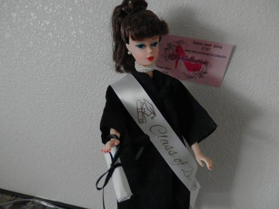 Graduation Barbie Class of 2026 New Ponytail Reproduction Barbie Vintage  Mattel Graduation Gown Shoes Diploma One of a Kind - Etsy