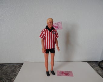 Soccer Ken 1990's by Mattel Comes with New Shirt Shorts and Shoes Referee Ken Malibu Ken Hawaiian Ken