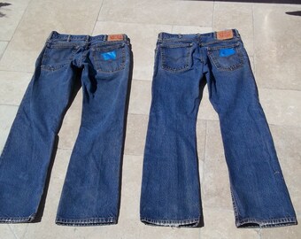 Levi 517 Denim Jeans 517 32 x 32 Two Pairs Perfect for Work or Sewing and Craft Projects Levi Strauss Men's Pants