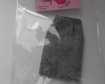 Tammy Ideal Sweater Girl Skirt #9135 Gray Skirt 1960's Tammy Clothing Wool Fabric Very Good Condition  Beautiful Quality FREE Ship in U.S.
