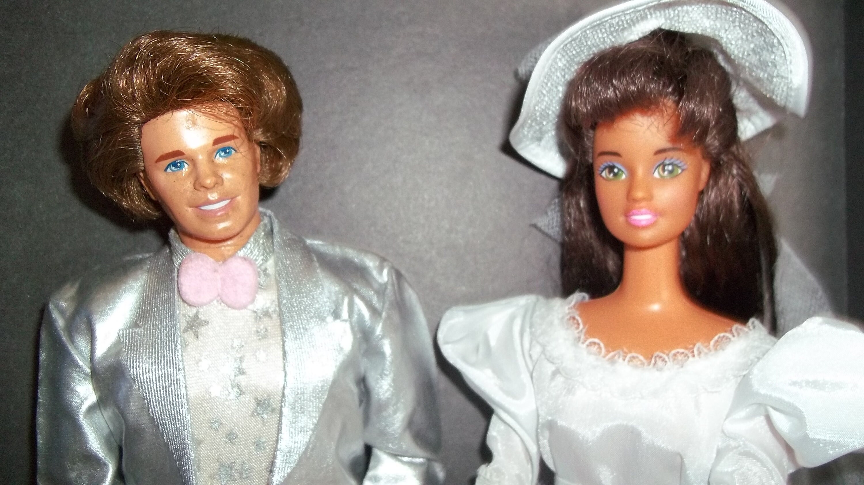 Ken Barbie Bride Groom Wedding Couple 1990's Brown Hair | Etsy