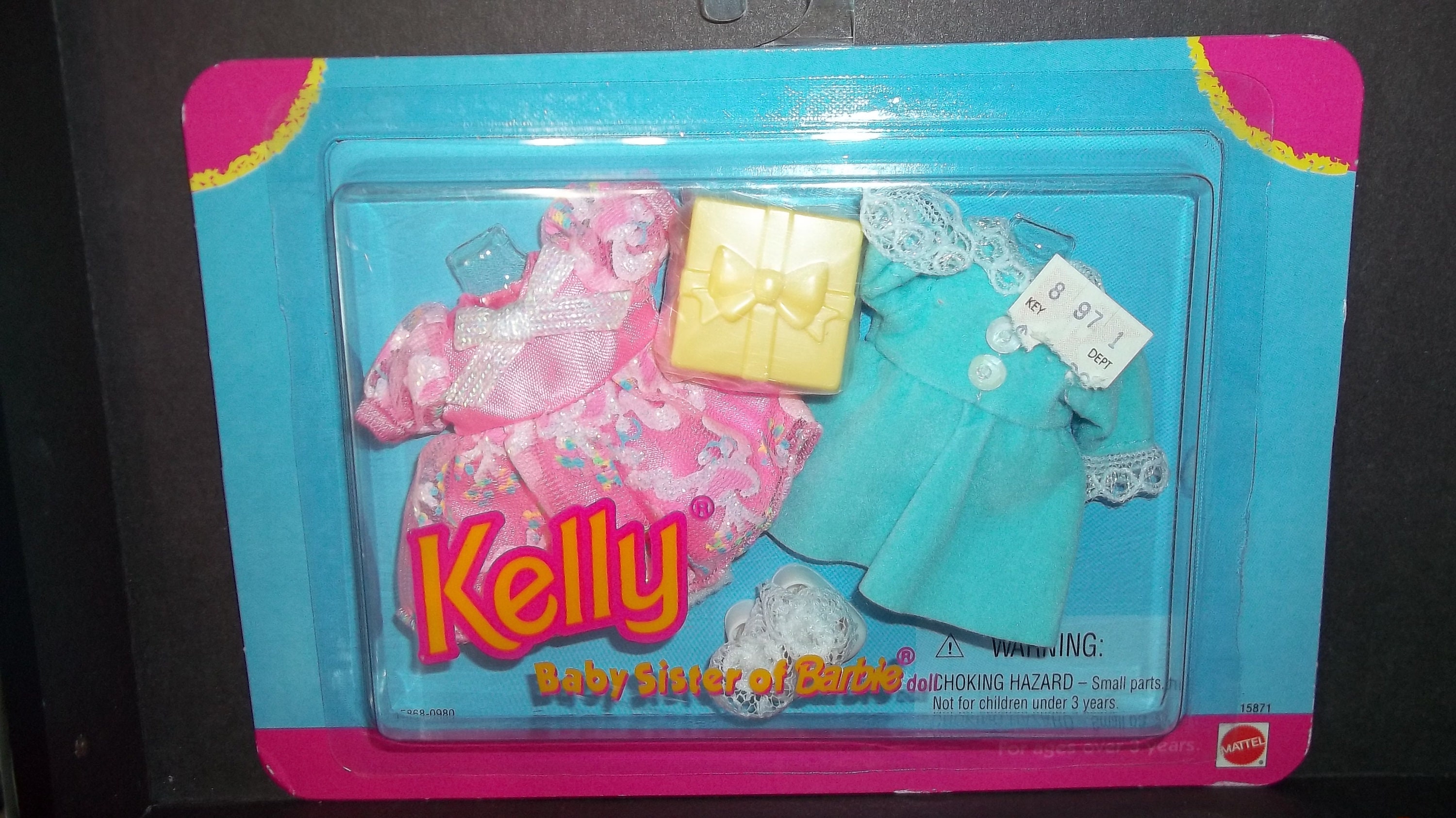 Kelly Dolls Set of 2 Barbie Little Sister With Party Dresses Etsy