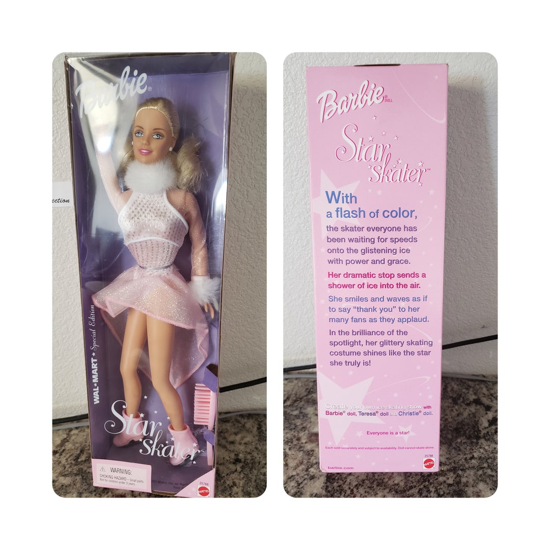 Ice skating barbie sale