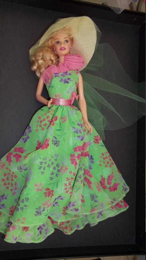 Vestidos para Boneca Barbie de Tecido sem Costura - DIY Brinquedos 