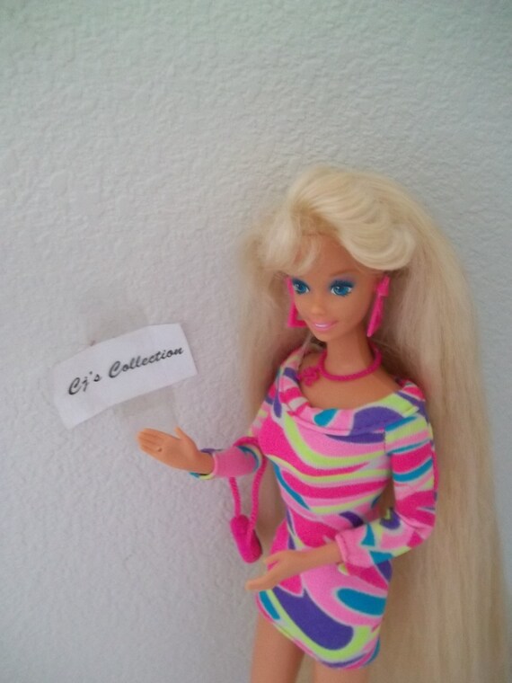 Totally Hair Barbie 1992 1112 by Mattel Lomgest Hair Ever Etsy