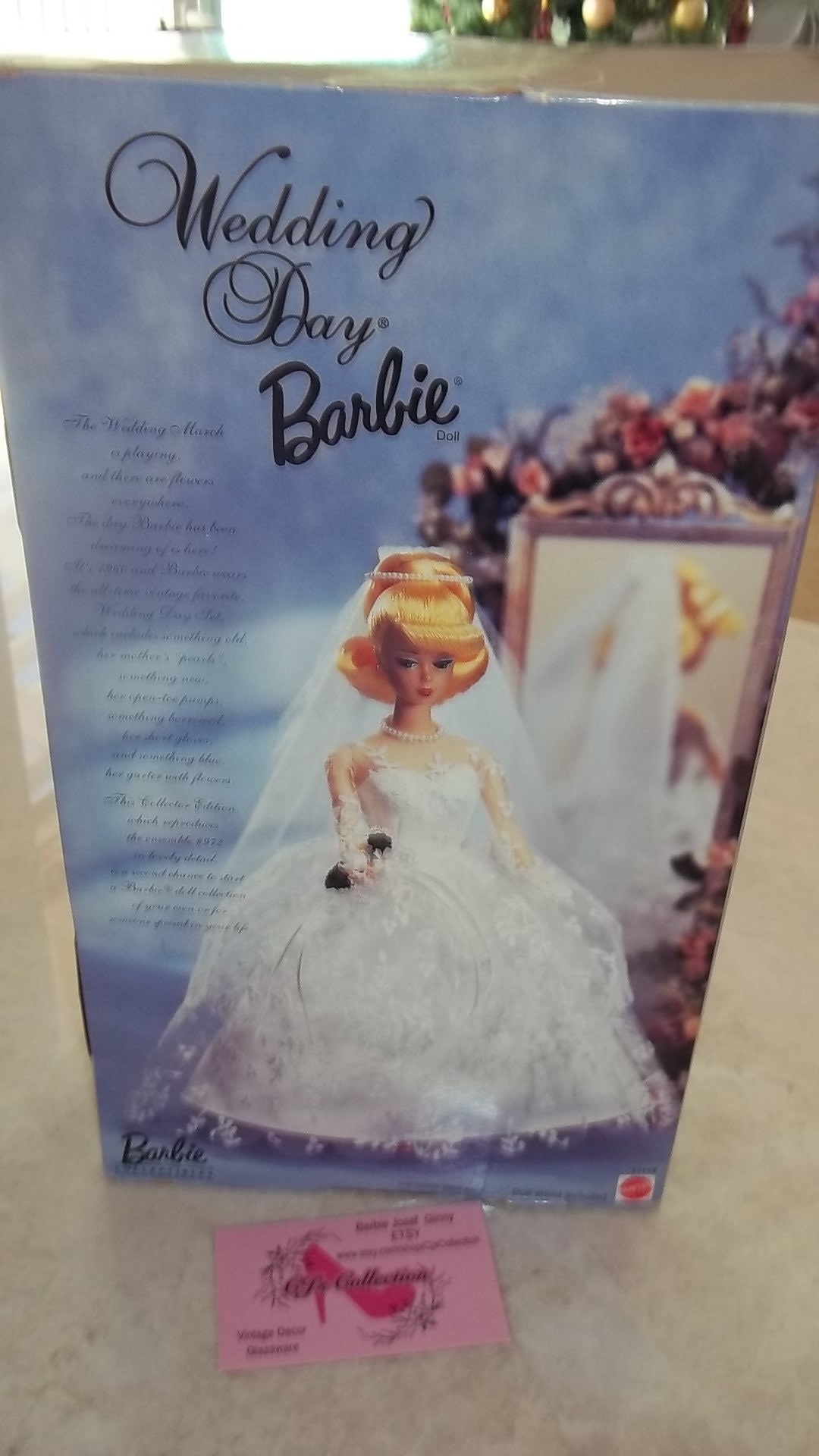 ヴィンテージバービー ウエディングドレス Wedding Day Barbie AA Black Hair Romantic Bride Mattel #1861