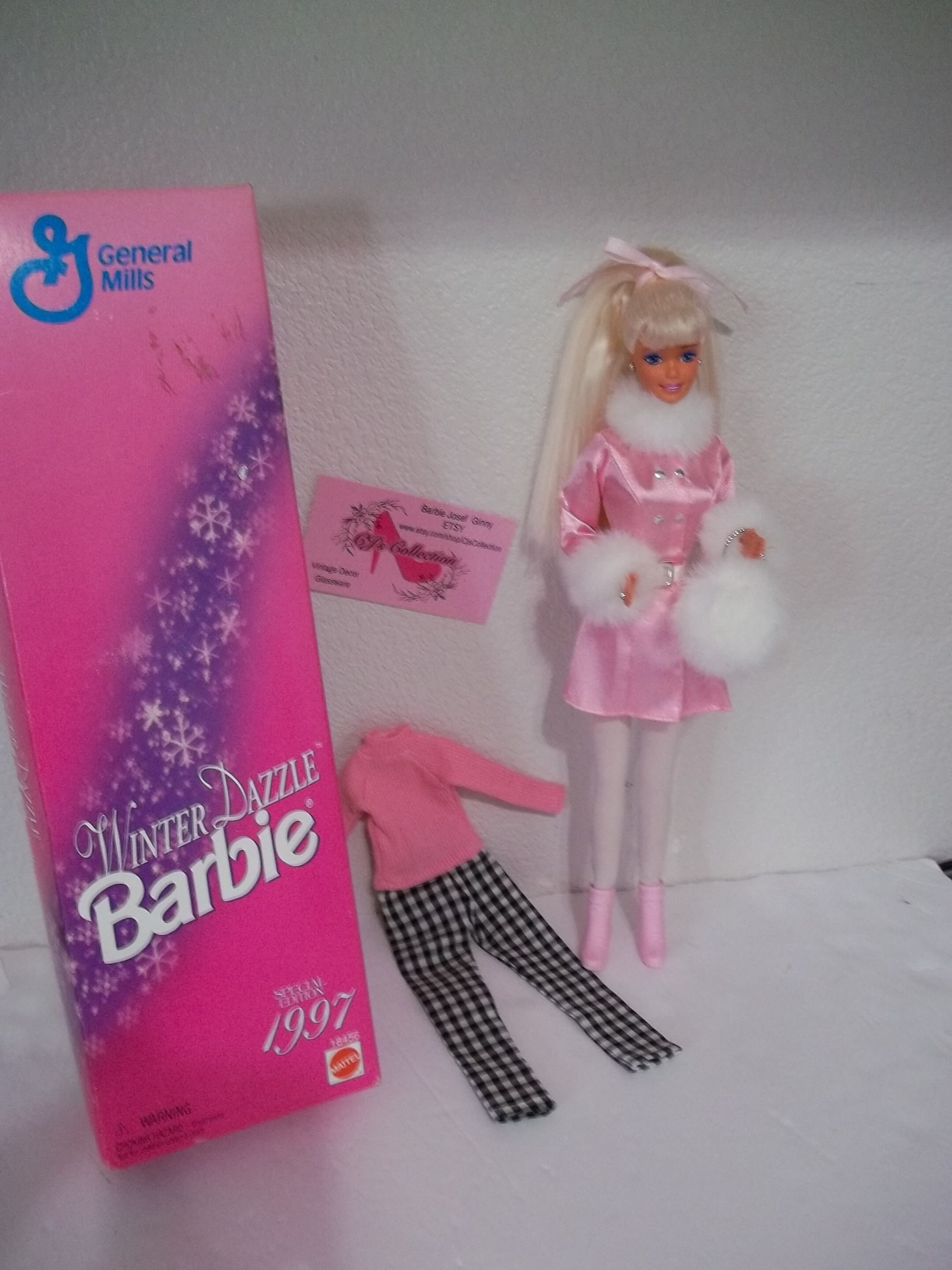 Winter Dazzle Barbie New in Box 1997 #18456 by Mattel General