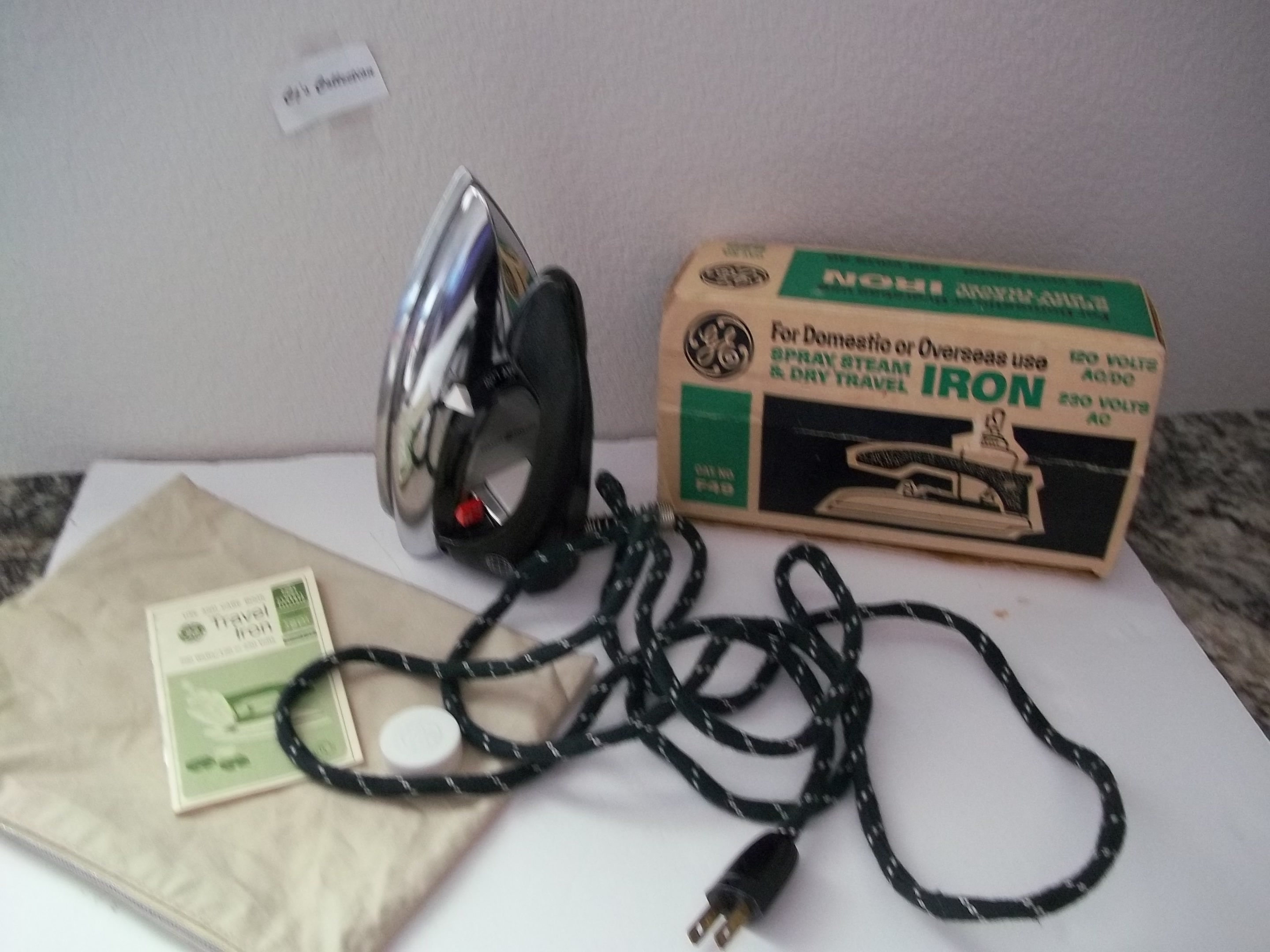 general electric steam and dry iron