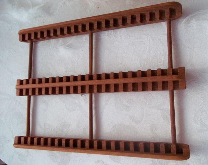 Vintage Teak Wood CD Rack by Kalmar Designs Etsy