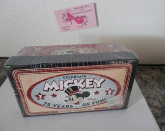 Vintage Mickey Mouse Filmography Cards 75th Disney Anniversary Disneyland Los Angeles California Orlando FL New in Package FREE Ship in U.S.