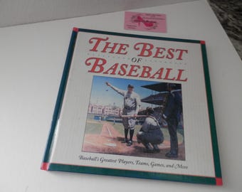 The Best of Baseball c.1996 216 Pages of Greatest Players, Teams, Games and More Like New Excellent Condition Free Ship in Cont US