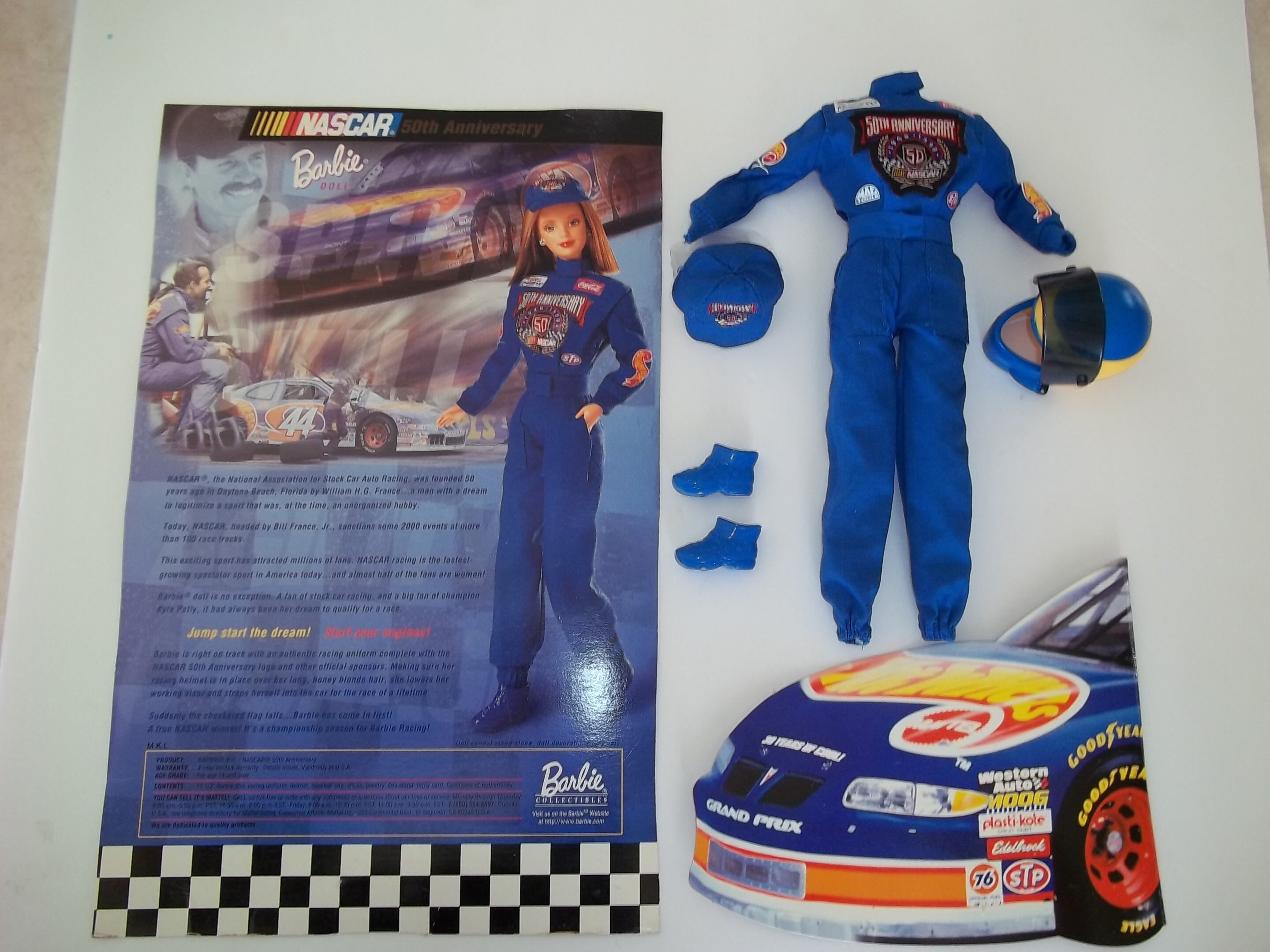 Barbie Nascar Outfit Complete 1998 by Mattel # 20442 50th