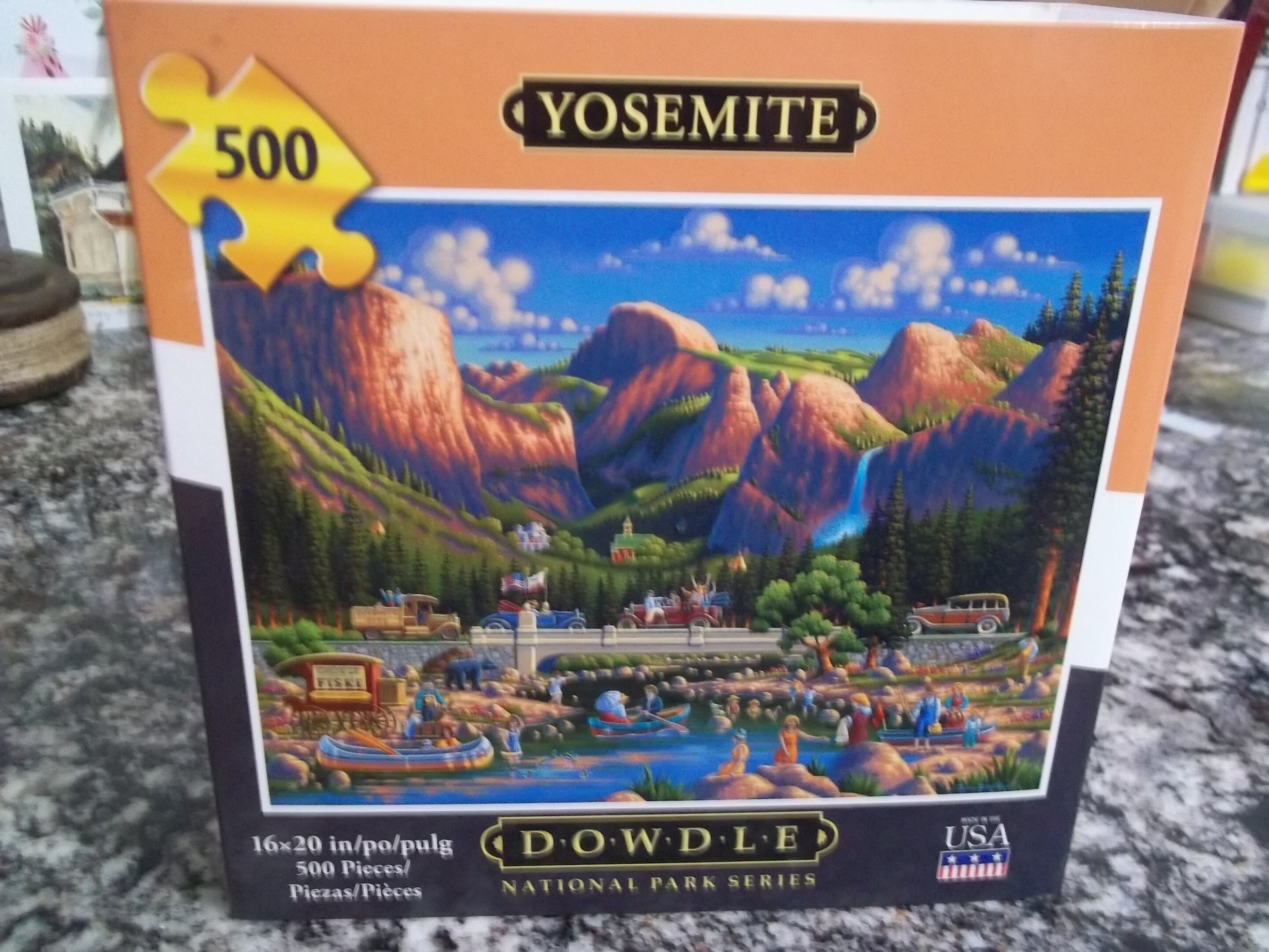 Yosemite National Park Series Puzzle 500 pc Dowdle Brand New Never Opened Fun Challenging Colorful Quality Pieces Free Ship in Cont US