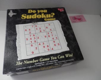 GAME Do You Sudoku? Game Cards Number Tiles Pencils Dice Fun Family Group Game Free Ship in Continental U.S.