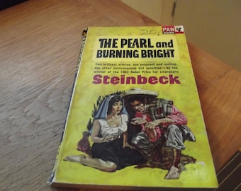 Vintage John Steinbeck The Pearl and Burning Bright 1963