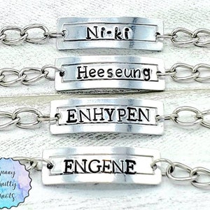 ENHYPEN Kpop Fandom Bias Name Bracelets