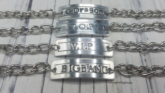 BIGBANG Kpop Fandom Bias Name Bracelets - Etsy