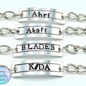 K/DA Kpop Bias Name Bracelets