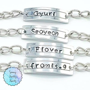 fromis_9 Kpop Fandom Bias Name Bracelets