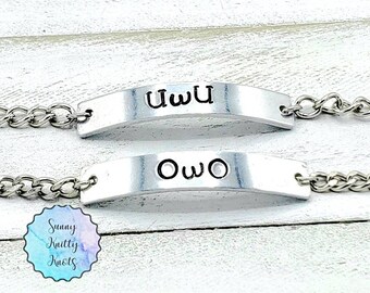 UwU OwO Bracelet or Necklace