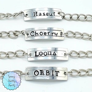 LOONA ( LOOΠΔ ) Kpop Fandom Bias Name Bracelets