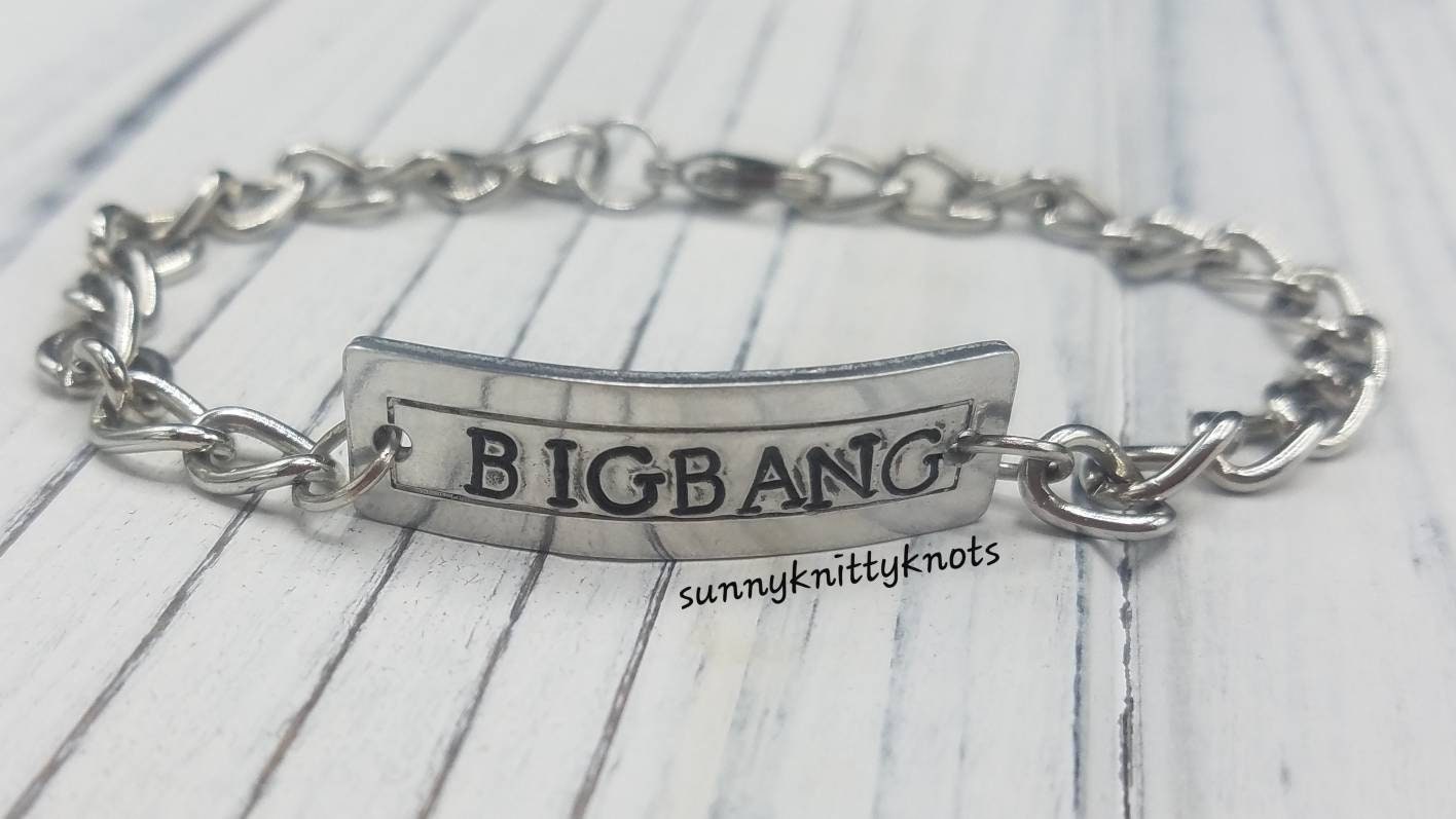 即納！最大半額！ Name Bias Fandom Kpop BIGBANG Bracelets Etsy - アイドル