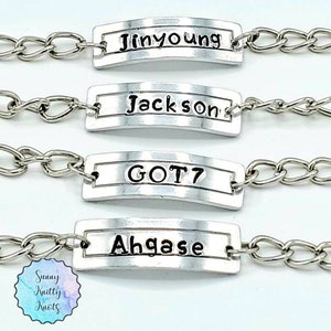 GOT7 Kpop Fandom Bias Name Bracelets