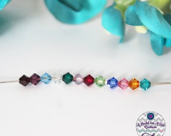 Add on 4mm Swarovksi crystal birthstone